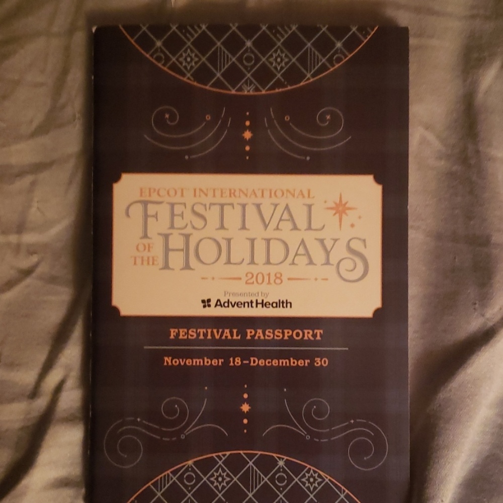 Epcot Festival of the Holidays 2018 Passport